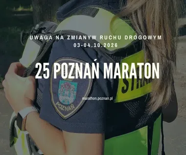 25. Poznański Maraton już w niedzielę. Służby przygotowują zabezpieczenie