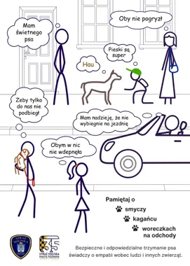 Smycz i kaganiec albo mandat - Poznań znów liczy problemy z psami