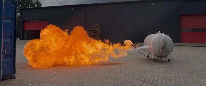 Nowy trenażer w Bolechowie przygotuje strażaków na wycieki gazu