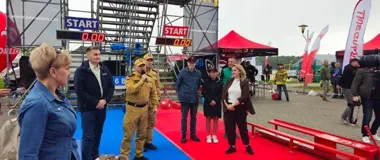 Około 200 strażaków sprawdziło granice wytrzymałości w Licheniu