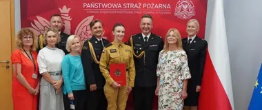 Z pracownika cywilnego do funkcjonariuszki PSP. Ślubowanie w Poznaniu