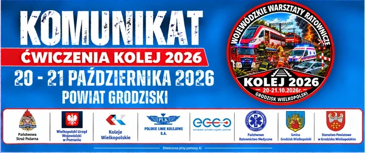 Syreny i kolumny wozów w powiecie grodziskim. To będą ćwiczenia