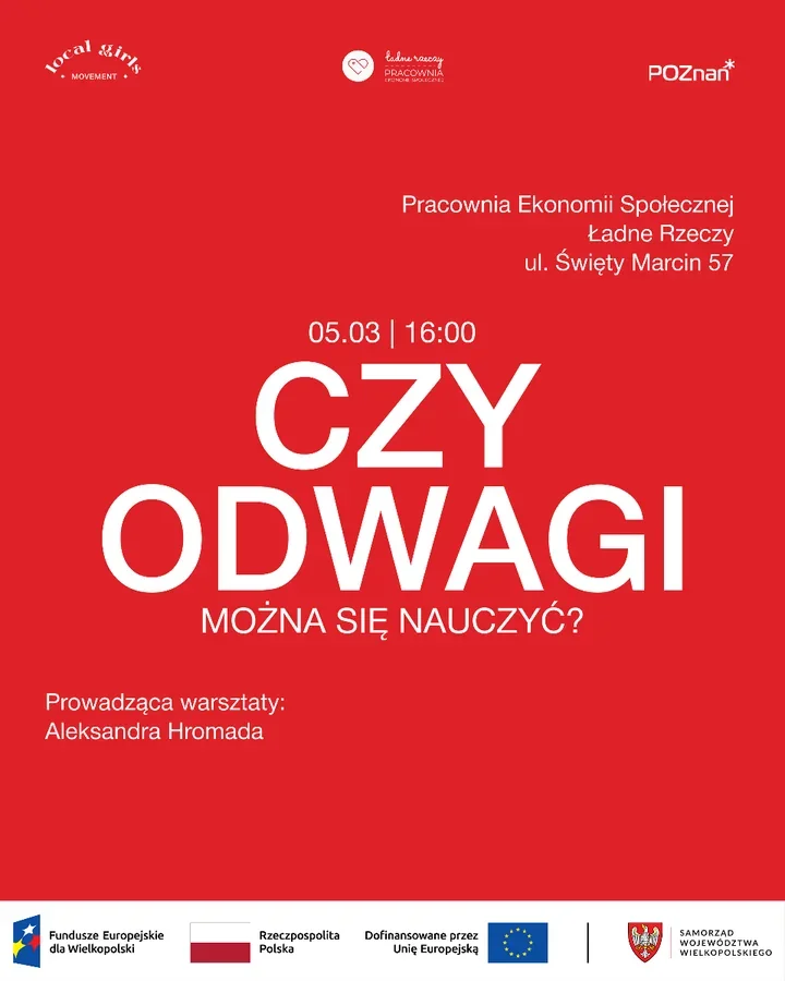 Jak uczyć się odwagi? Warsztat dla kobiet rozwijających przywództwo