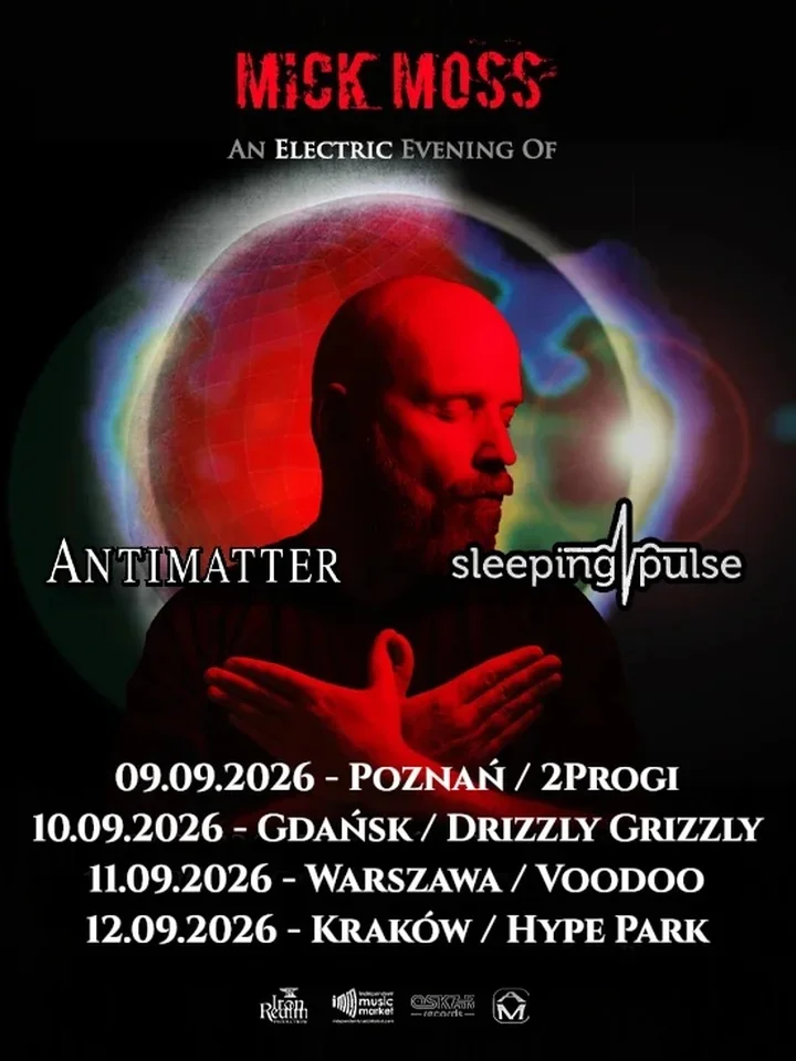 Mick Moss zagra w Poznaniu dwa koncerty podczas jednego wieczoru