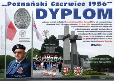 Poznański Czerwiec 1956 wraca w dyplomie. Akcja łączy Polskę i Węgry