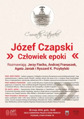 Czapski wraca na Czwartki Literackie. Zapowiada się rozmowa o wieku XX