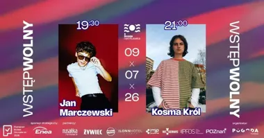 Kosma Król zagra nad Rusałką. Koncert będzie darmowy i dostępny