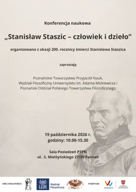 Stanisław Staszic w centrum poznańskiej konferencji. Wstęp jest wolny