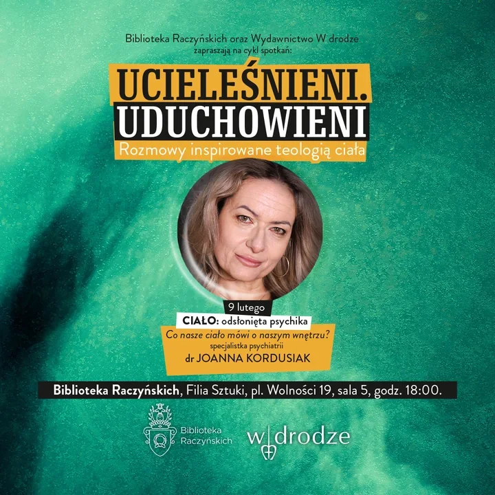 Rozmowa o ciele i psychice z dr Joanną Kordusiak – spotkanie dla ciekawych duchowości i zdrowia