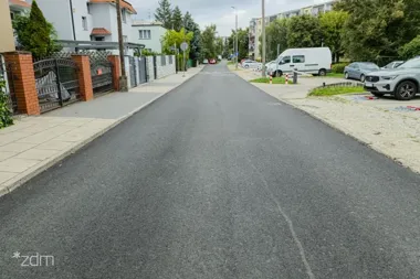 Tyrwacka po remoncie. Ponad 150 metrów nowej jezdni na Naramowicach