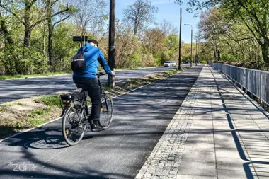 Nowy rowerowy odcinek na Dolnej Wildzie domyka ważne połączenie