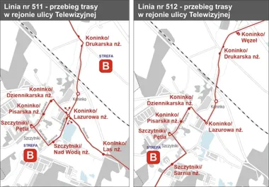 Koniec prac na Telewizyjnej. Autobusy 511 i 512 pojadą stałymi trasami
