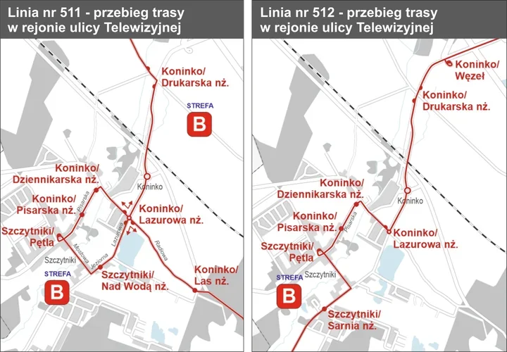 Koniec prac na Telewizyjnej. Autobusy 511 i 512 pojadą stałymi trasami