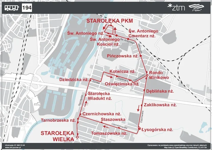 Autobus 194 pojedzie inaczej. Ułatwi dojazd do SP 63 podczas remontu Starołęckiej